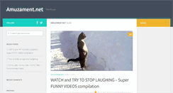 Desktop Screenshot of amuzament.net
